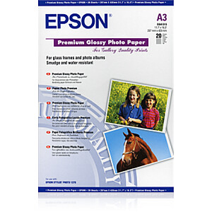 Epson Premium Glossy Photo Paper A3, 250 г / м2, 20 листов