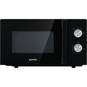 Gorenje | Mikroviļņu krāsns | MO17E1BH | Brīvi stāvoša | 17 L | 700 W | Melna