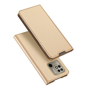 Dux Ducis Xiaomi Redmi 10C Skin Pro Flip Case Золотой