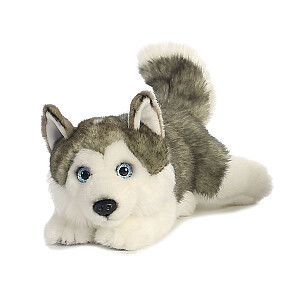 AURORA Miyoni Mīkstā rotaļlieta Husky (grey), 27 cm