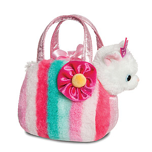 AURORA Fancy Pals Mīkstā rotaļlieta Cat in a bag, 20 cm