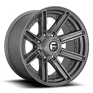 Fuel D710 Rogue Platinum Brushed Gun Metal Tinted Clear 9x20 6x139.7 ET1 CB106,0 60° 1133 kg D71020908450 Fuel