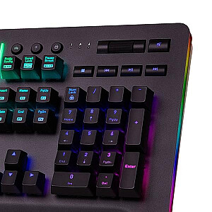 Level 20 RGB Черная игровая клавиатура Razer Green