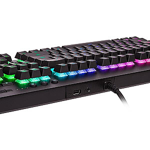 eSports žaidimų klaviatūra Level 20 GT RGB Juoda Cherry MX Blue