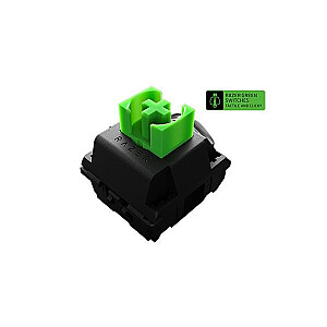 Spēļu tastatūra eSports Level 20 GT RGB Melna Razer Zaļa