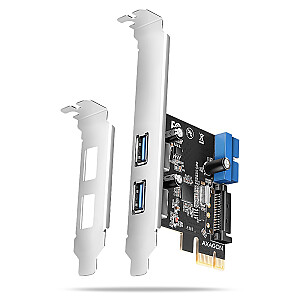PCEU-232RS Kontrolieris PCIe 2+2x ports USB 3.2 GEN 1, UASP, SP & LP 15-pinu SATA barošanas avots