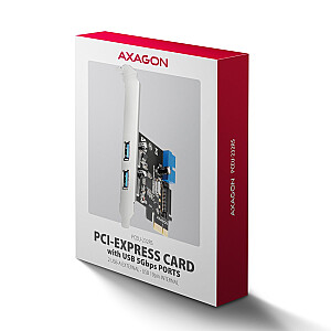 PCEU-232RS Контроллер PCIe 2+2x порт USB 3.2 GEN 1, UASP, SP & LP 15-контактное питание SATA