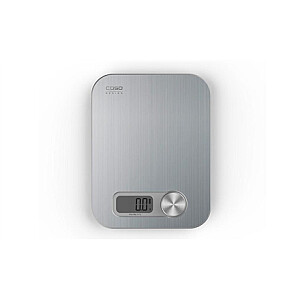 Кухонные весы Caso Design Максимальный вес (емкость) 5 кг, градация 1 г, Тип дисплея Цифровой, Нержавеющая сталь