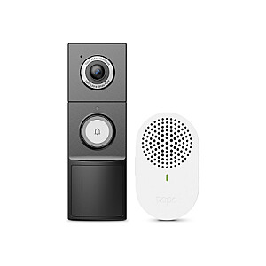 TP-LINK Video Doorbell Camera | Tapo D235 | 5 MP | 1.18mm/F1.8 | IP66 | H.264 | Micro SD, Max. 512