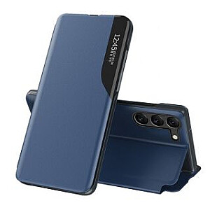 Hurtel Eco Leather View Case for Samsung A05s su užtrauktuku - mėlyna