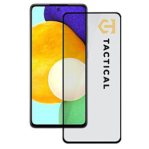 Тактическое стекло Tactical для Samsung Galaxy A52/A52 5G/A52s 5G/A53 5G 2.5D с полным клеем черное