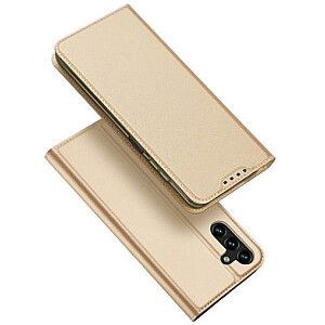 Dux Ducis Samsung A14 5G Flip Card Wallet Stand Gold