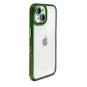 iLike Apple iPhone 15 STARS LENS ACRYLIC COVER Зеленый