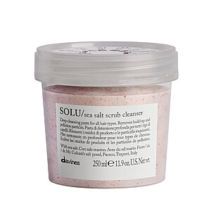 DAVINES Essential Haircare Solu Sea Salt Scrub Cleanser очищающая паста-пилинг для волос с морской солью 250ml