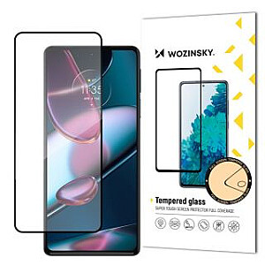 Wozinsky Wozinsky super tvirtas pilno klijų grūdintas stiklas su rėmeliu, suderinamas su Motorola Edge 30 juodas