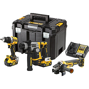 Dewalt elektroinstrumentu komplekts DEWALT COMBO SET 18V DCK355P2T (DCD800 + DCH172 + DCG405) 2x5.0Ah