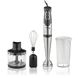 Gallet Blender Naucelle 3in1 GALMIX435 Hand Blender, 500 W, Number of speeds 2, Chopper, Ice crushing, Black/Stainless steel