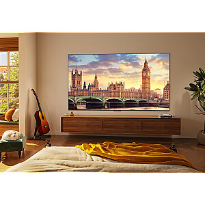 TCL C65 sērija C6 Smart TV QLED 4K 85" 85C655, audio Onkyo ar subwooferi, Dolby Vision - Atmos, Google TV