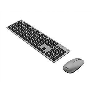 Asus W5000 | Tastatūra un pele | Bezvadu | ASV | Pelēks