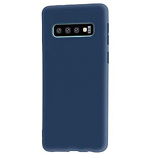 Evelatus Samsung Galaxy S10+ Nano Silikoninis Korpusas Minkštas Liečiamas TPU Tamsiai Mėlynas