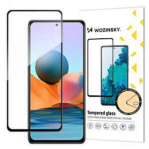 Wozinsky Wozinsky Super Durable Full Glue Full Screen Tempered Glass with Frame Case Friendly Xiaomi Redmi Note 12 Pro+ / Note 12 Pro / Note 12 5G / Note 12 / Xiaomi Redmi Note 10 Pro / Xiaomi 12T / 12 T Pro / Mi 11i / Mi 11T / Mi 11T Pro / POCO F