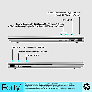 HP Envy 15-ES2050WM i5-1240P 15.6"FHD Touch 16GB SSD512 BT BLKB FPR x360 Win11 Dabiski sudrabs (REPACK) 2G