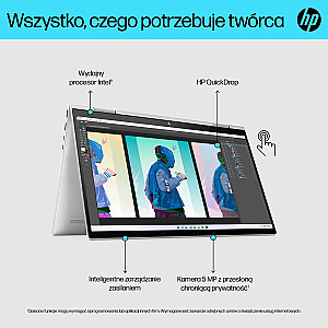 HP Envy 15-ES2050WM i5-1240P 15.6"FHD Touch 16GB SSD512 BT BLKB FPR x360 Win11 Dabiski sudrabs (REPACK) 2G