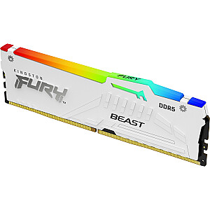 Kingston atmiņa Kingston Technology FURY Beast RGB atmiņas modulis 16 GB 1 x 16 GB DDR5