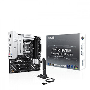 Motininė plokštė PRIME Z890M-PLUS WIFI S 1851 4DDR5 TB4/DP mATX /90MB1J80-M0EAY0 