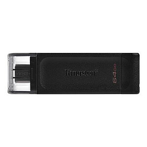 MEMORY DRIVE FLASH USB-C 64GB/DT70/64GB KINGSTON