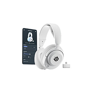 SteelSeries spēļu austiņas | Arctis Nova 5P | Bluetooth | Ap ausīm | Mikrofons | Troksni slāpējošs | Bezvadu | Balts