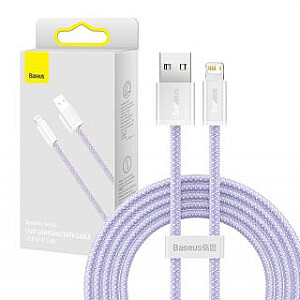 Baseus Dynamic USB to Lightning, 2,4 А, 2 м (фиолетовый)