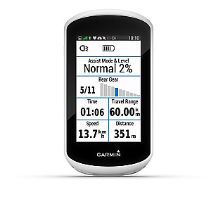 Навигатор Garmin Edge Explore Портативный/Стационарный 7.62 см (3") TFT Сенсорный экран 116 г Черный, Белый