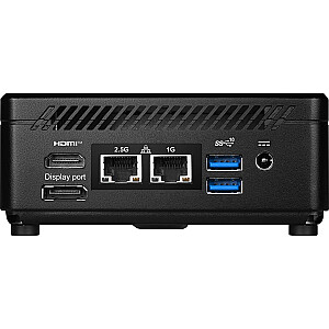 MSI Cubi 5 12M-001EU i7-1255U 16 GB SSD 512 GB M.2 Win11 Pro, melns