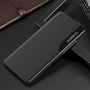 Fusion eco leather view grāmatveida maks Xiaomi Redmi Note 10 Pro melns