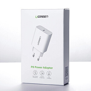 UGREEN CD137 telefona lādētājs 20W | PD 3.0 | USB-C balts