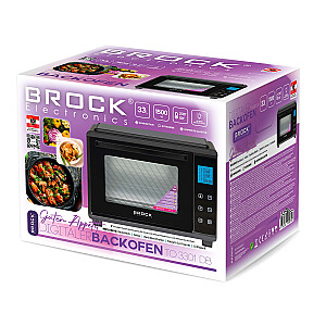 BROCK Digitālā cepeškrāsns, 33L, 1500 W