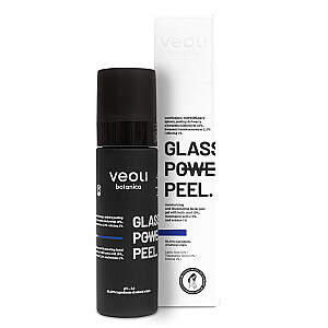 VEOLI BOTANICA Glass Skin Power Peel mitrinošs-un izgaismojošs želejveida sejas pīlings ar pienskābi 10%, traneksamīnskābi 2,5% un ektoīnu 1% 30ml