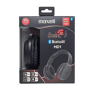 MAXELL Bluetooth bezvadu austiņas HD1 BASS USB-C