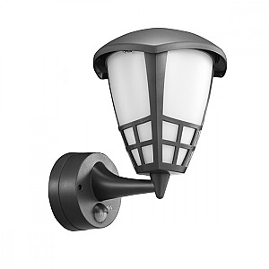 Sienas lampa ar kustību sensoru IP65 MCE518GR