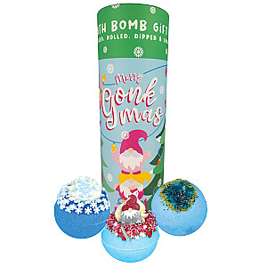 BOMB COSMETICS SET Gonkmas Tube набор рождественских бомбочек для ванны 3шт.