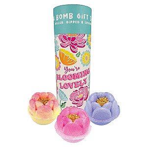 BOMB COSMETICS SET You're Blooming Lovely tuba ar kulām vannai 3 gab.