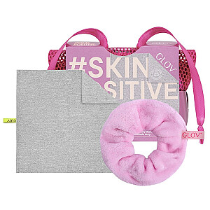 GLOV SET Skin Positive полотенце для спортзала Gym Towel + фротка для очищения лица Moon Fiber Face Cleansing Scrunchie