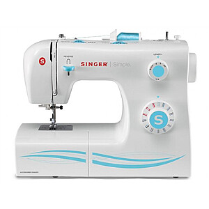 Singer SMC 2263/00  Sewing Machine Singer 2263 White, Number of stitches 23 Built-in Stitches, Number of buttonholes 1, Automatic threading