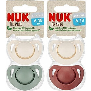NUK 434931 SILIKONA KNUPIS DABA 18-36 2GB 541370, 736952