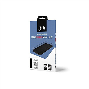 3MK HardGlass Max Lite Screen protector, Samsung, Galaxy A70, Tempered Glass, Transparent/Black