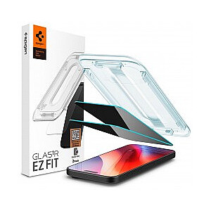 Spigen GLAS.TR ”EZ FIT” 2-pak do Apple iPhone 16 Pro Max Privacy