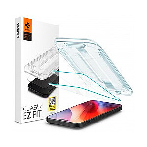 Spigen GLAS.TR ”EZ FIT” 2 iepakojums Apple iPhone 16 Pro Max caurspīdīgs