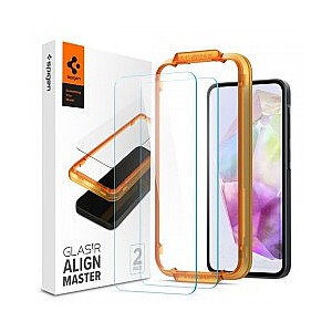 Spigen Alm Glas.Tr 2-Pack Samsung Galaxy A35 5G caurspīdīgs