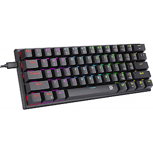 Mehāniskā tastatūra CAIRON GK-081 RGB apgaismojums Melns